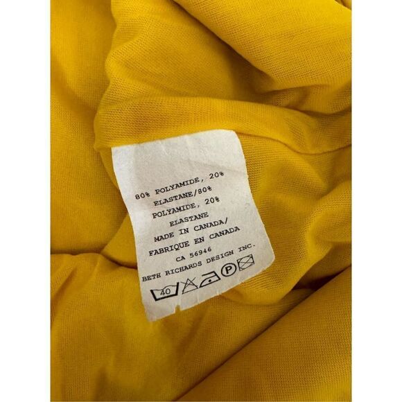 Beth Richards Marigold Yellow One Piece Swimsuit S - Picture 3 of 4
